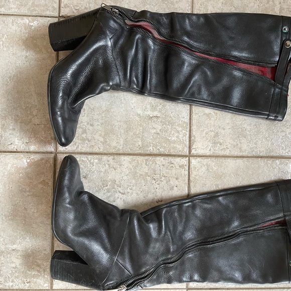 Nine West Genuine Leather Boots - Picture 2 of 15